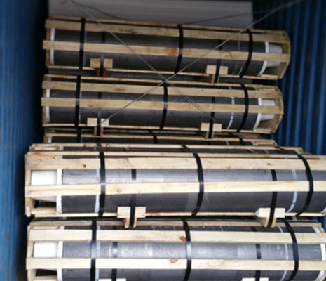 Hình dạng thanh tròn điện cực than chì Hp công suất cao Đường kính 75-600mm