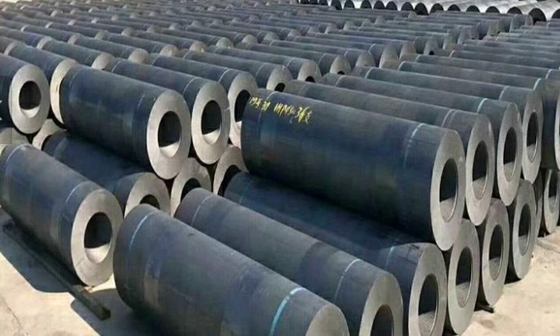 Lò hồ quang Điện cực than chì UHP Cấp công suất cực cao Độ cứng cao