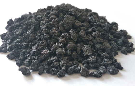 Than cốc dầu mỏ nung thấp S và N, 98,5% Coke thô thô Kích thước 1-10mm