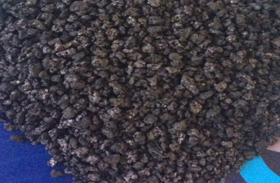 Nhiên liệu than cốc dầu mỏ nung đen đa chức năng 1-3mm / 1-5mm
